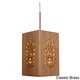 preview thumbnail 1 of 1, Lighthouse 1-light Radiance Large Bamboo Mini Pendant Brass