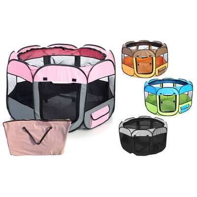Pet Life All-Terrain' Lightweight Easy Folding Wire-Framed Collapsible Travel Pet Playpen main image 1