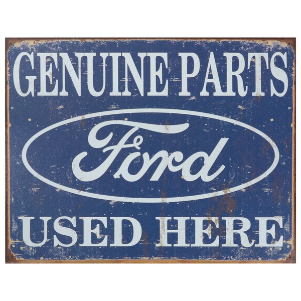 Vintage Metal Art 'Ford' Decorative Tin Sign