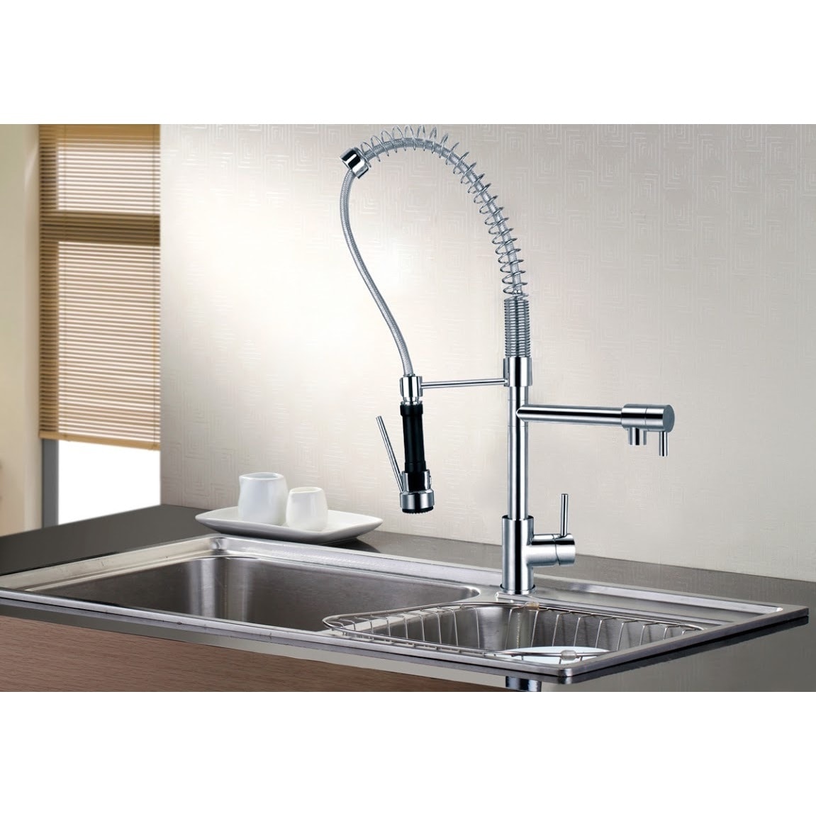 Sumerain Pre Rinse High Arc Kitchen Faucet And Pot Filler Sumerain Pre Rinse High Arc Kitchen Faucet And Pot Filler