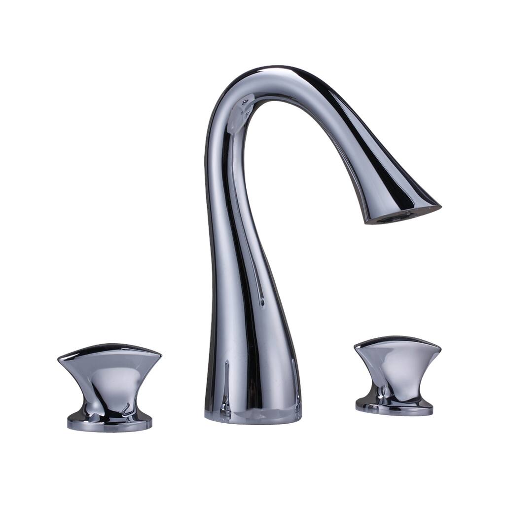 Sumerian Polished Chrome Widespread Sink Faucet