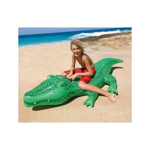 Intex Giant Gator Inflatable Ride-on - 80 Long X 45 Wide - Bed