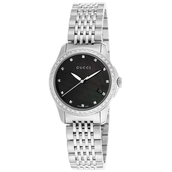 Gucci Women's YA126509 G Timeless Swiss Watch Gucci Women's Gucci Watches