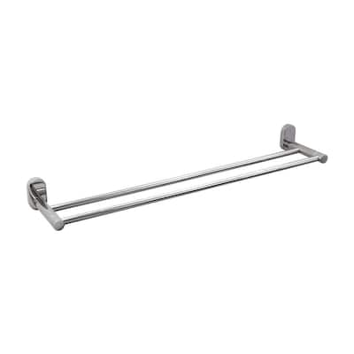 BOANN Solid Stainless Steel 24 Inch Towel Bar with Polished Chrome Finish