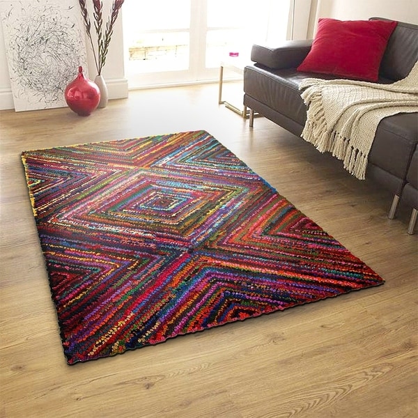 LR Home Layla Multi Contemporary Abstract Rug - 5' x 7'9"
