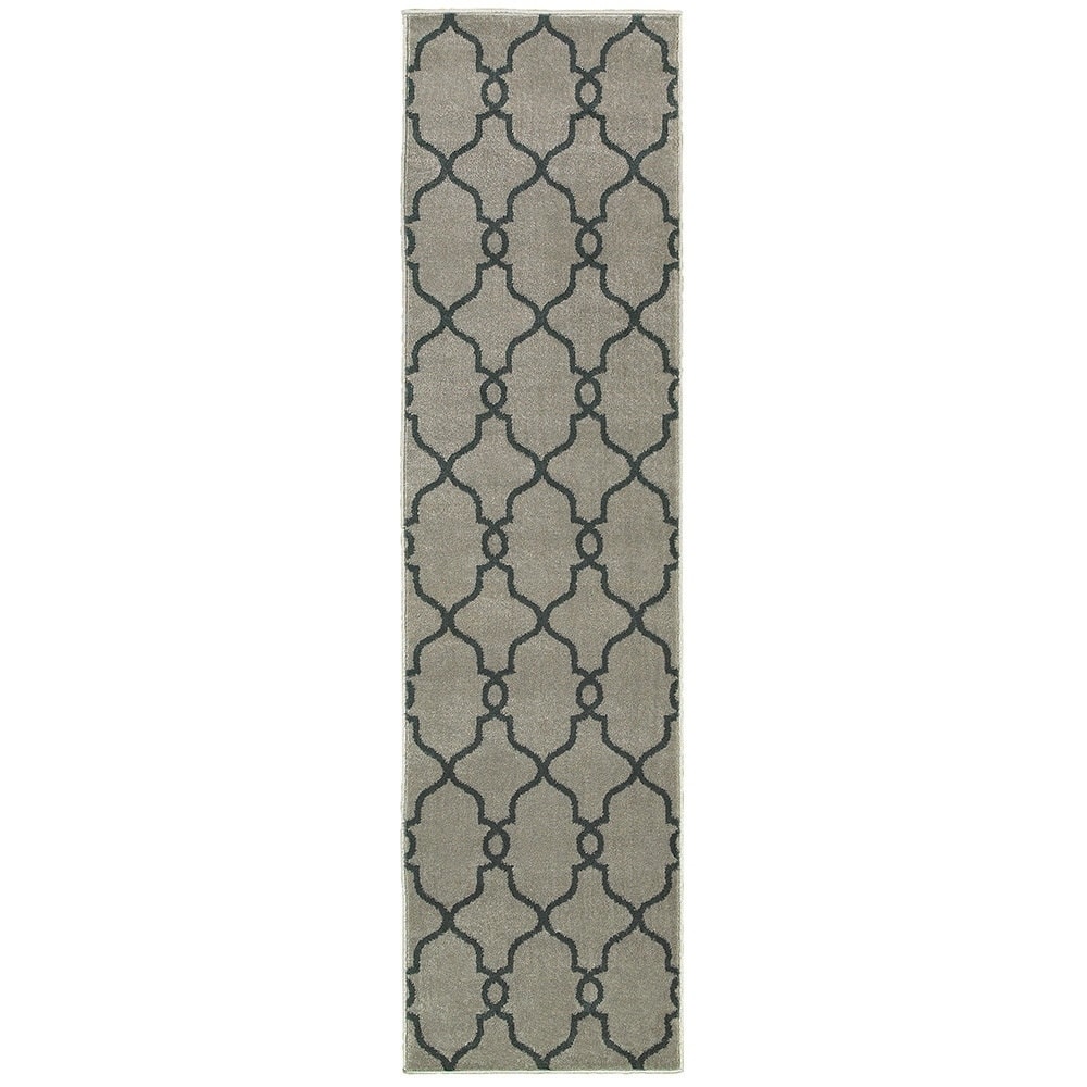 Lnr Home Adana Dark Gray Runner 19 X 69