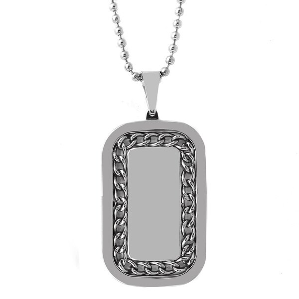Stainless steel dog tag chain clearance