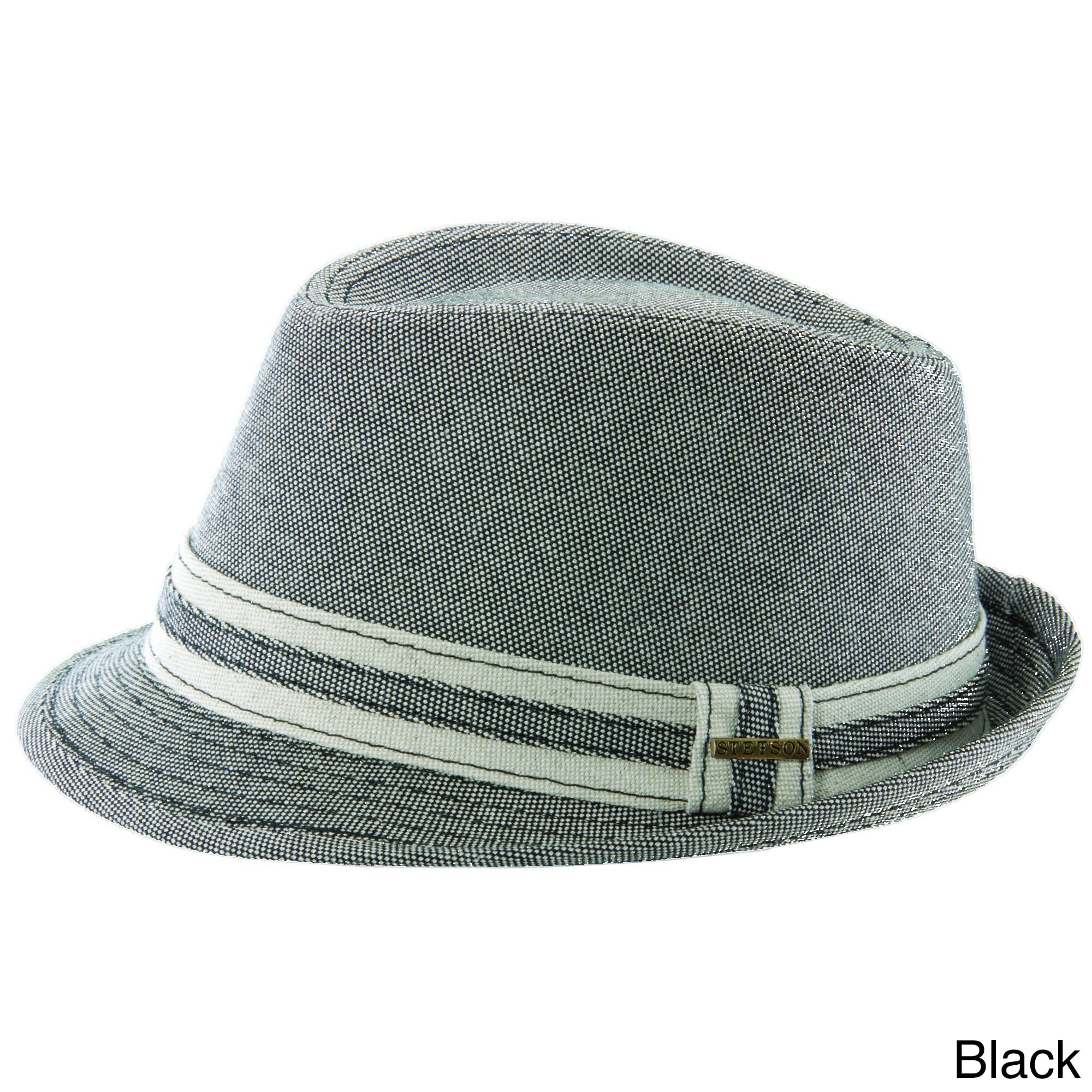 Stetson Mens Linen Blend Fedora