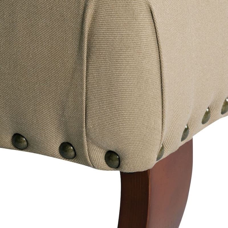 Carolina Tufted Bench With Nailhead Trim
