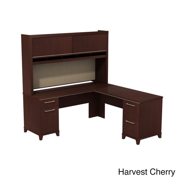 BBF Enterprise L Desk with Hutch   Shopping