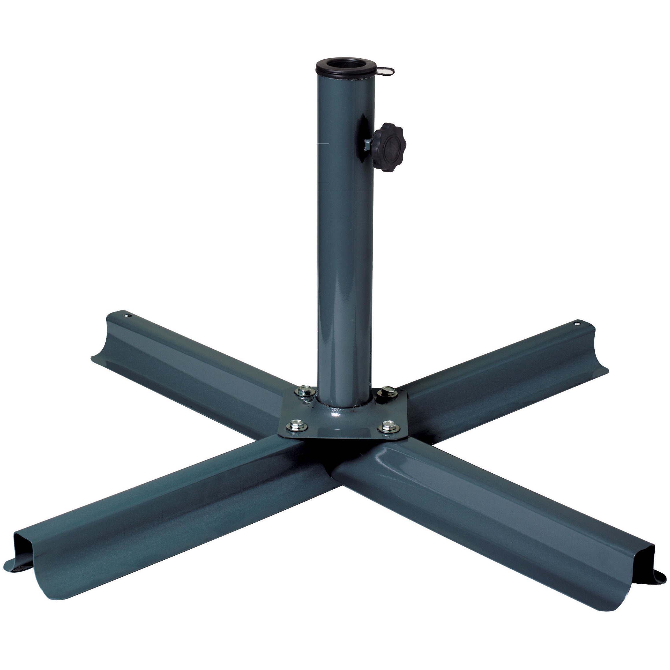 Corliving Grey Patio Umbrella Stand