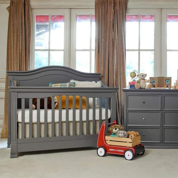 slide 2 of 18, Million Dollar Baby Classic Louis 4-in-1 Convertible Crib with Toddler Bed Conversion Kit