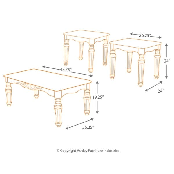 north shore occasional table set