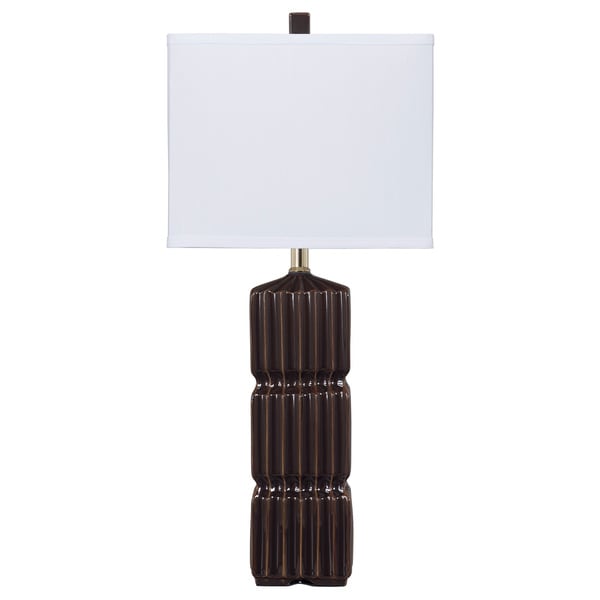 Signature Designs by Ashley Ranissa Dark Brown Ceramic Table Lamps