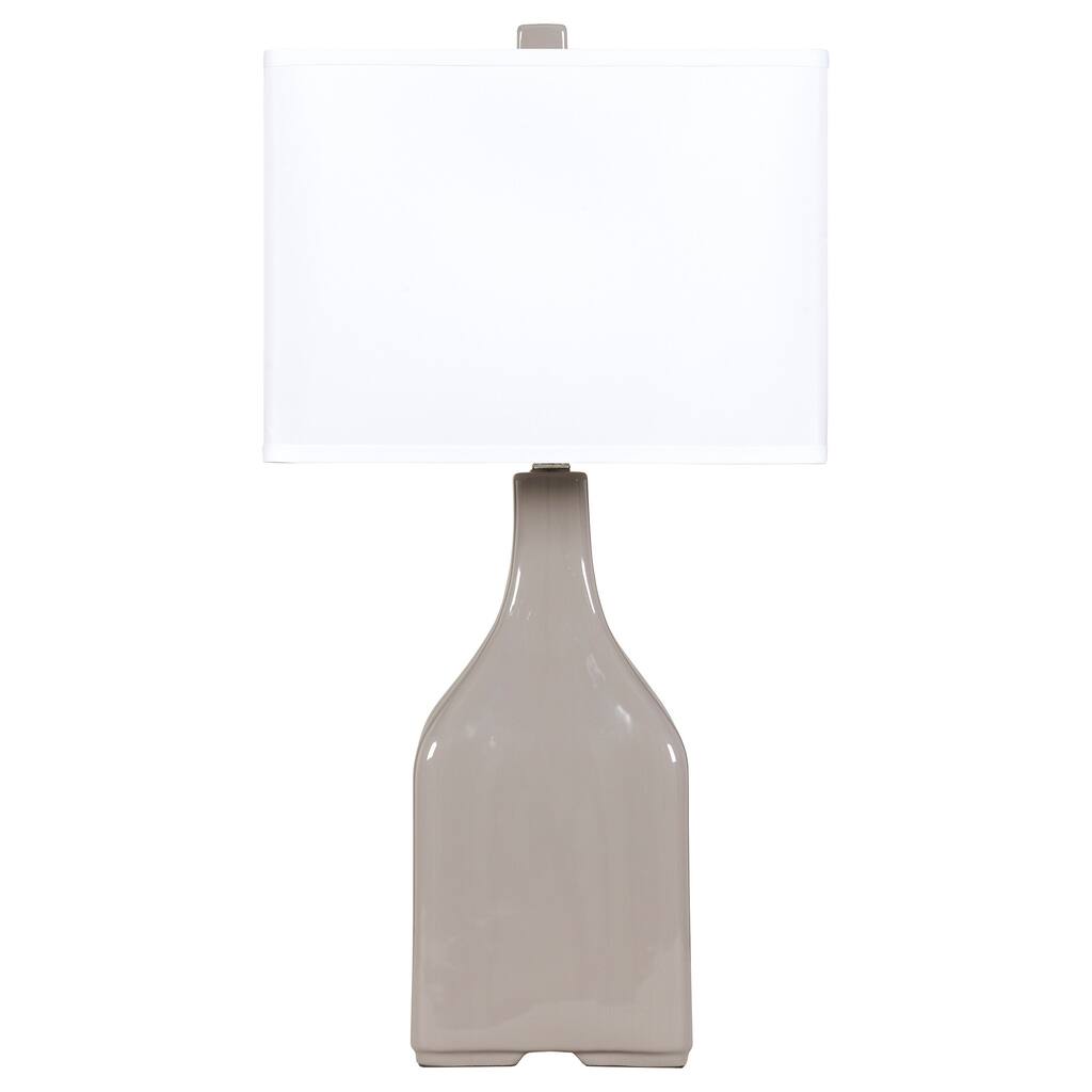 Signature Designs by Ashley Quilla Grey Ceramic Table Lamps (Set of 2)