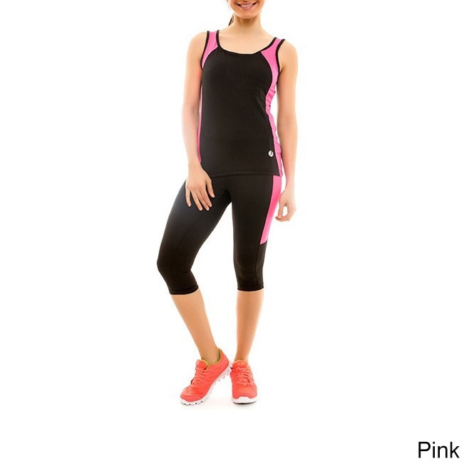 Necessity Necessity Womens High Performance Activewear Tank Black Size L (12  14)