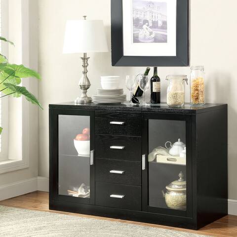 Furniture of America Lumina Contemporary Light-up 4-drawer Server