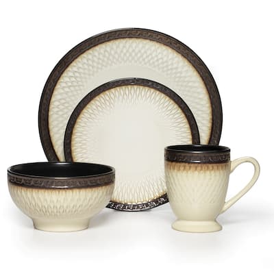 Mikasa Gourmet Basics Sorrento 16 Piece Dinnerware Set - oz.