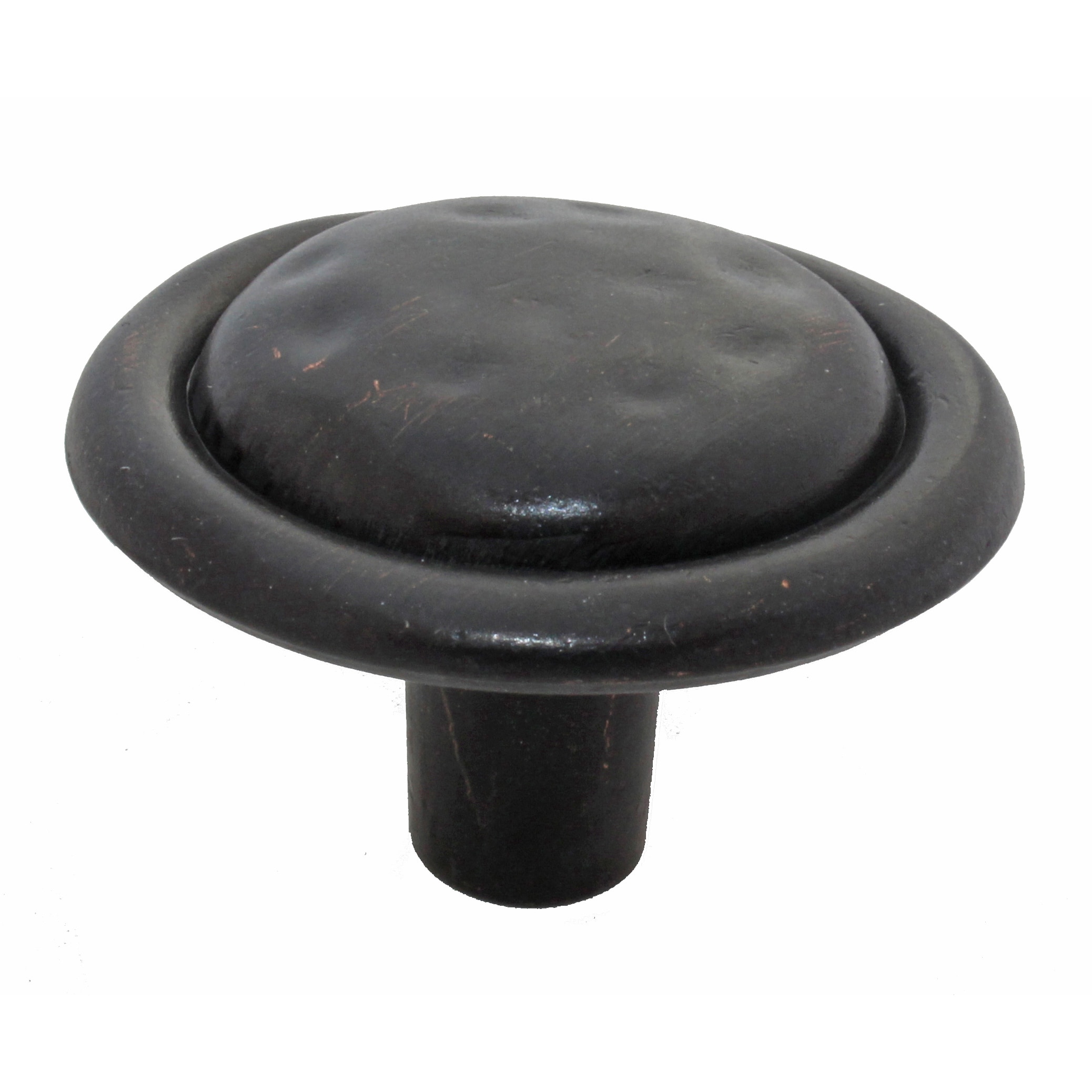 Gliderite 1.375 inch Oil rubbed Bronze Round Hammered Cabinet Knobs (case Of 10)