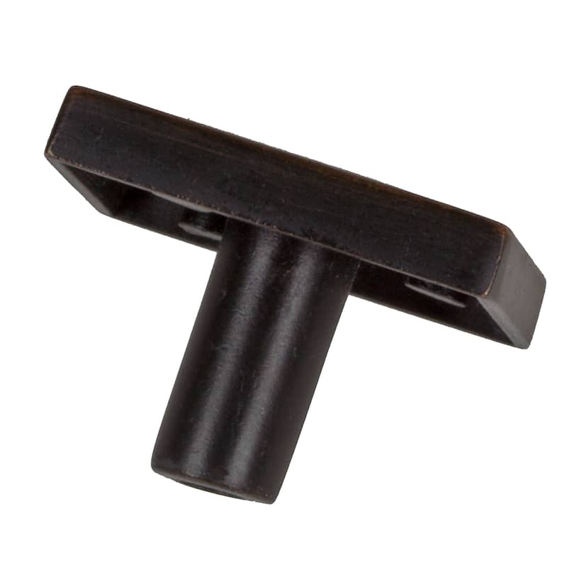 GlideRite 1.125-inch Oil-rubbed Bronze Classic Square Pyramid Cabinet Knobs (Pack of 10)