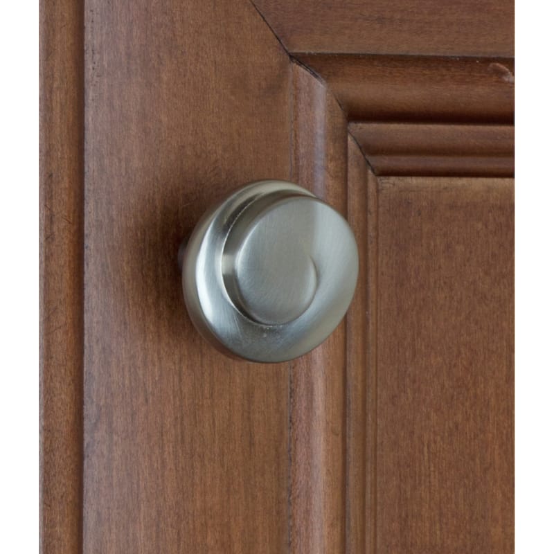 GlideRite 1.125-inch Satin Nickel Classic Wave Cabinet Knobs (Pack of 10)