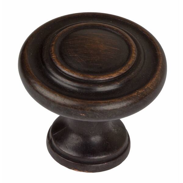 Shop Gliderite 1 25 Inch Oil Rubbed Bronze 3 Ring Round Cabinet