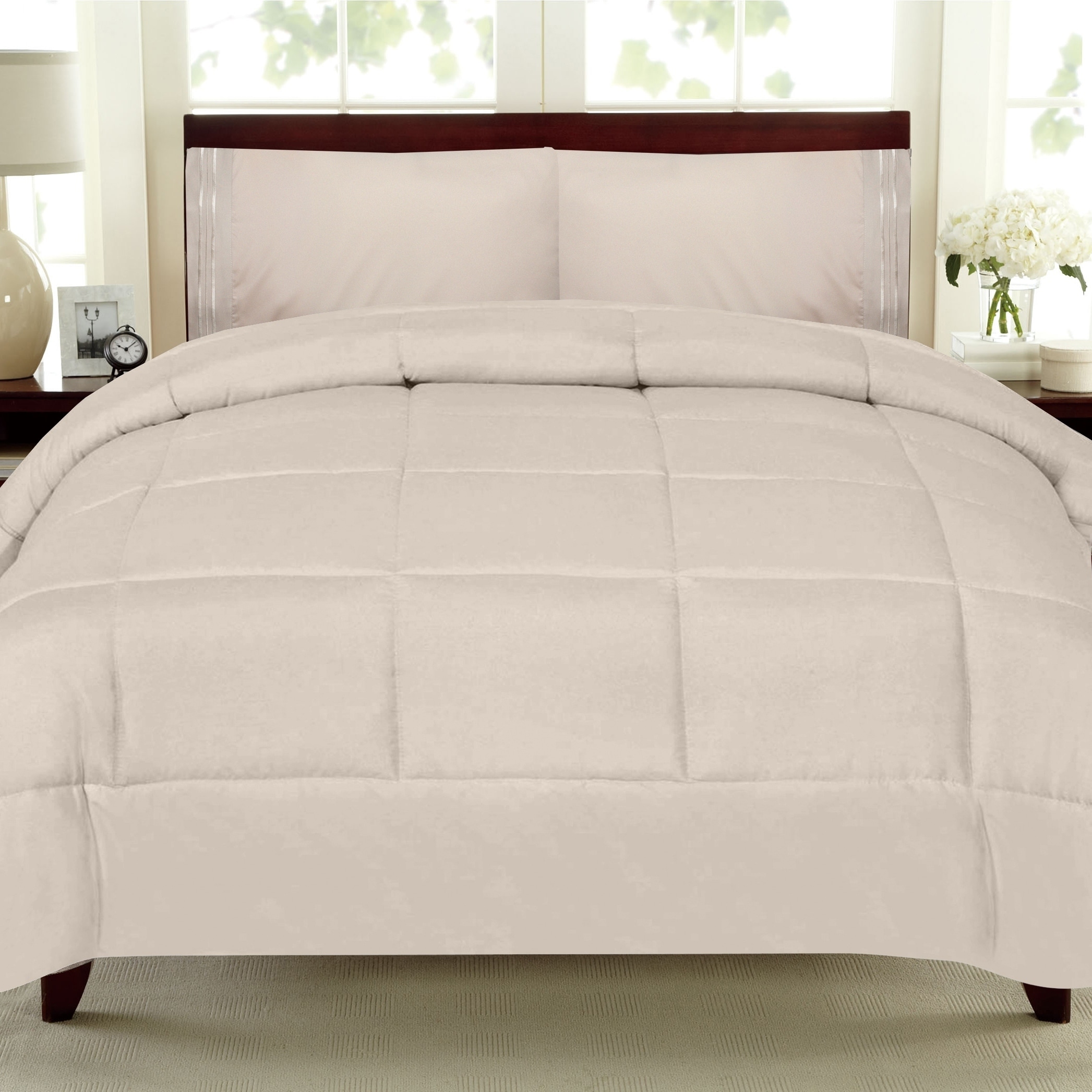 Reversible Down Alternative Comforter Solid Colors