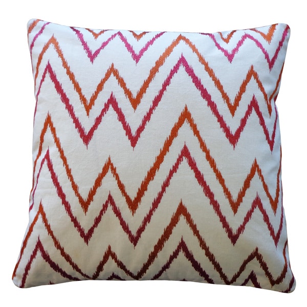 Handmade Sierra Rust Pink Throw Pillow