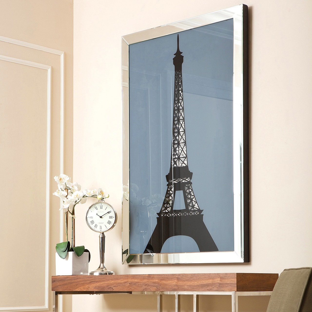 Abbyson Living Paris Eiffel Tower Crystal Wall Mirror