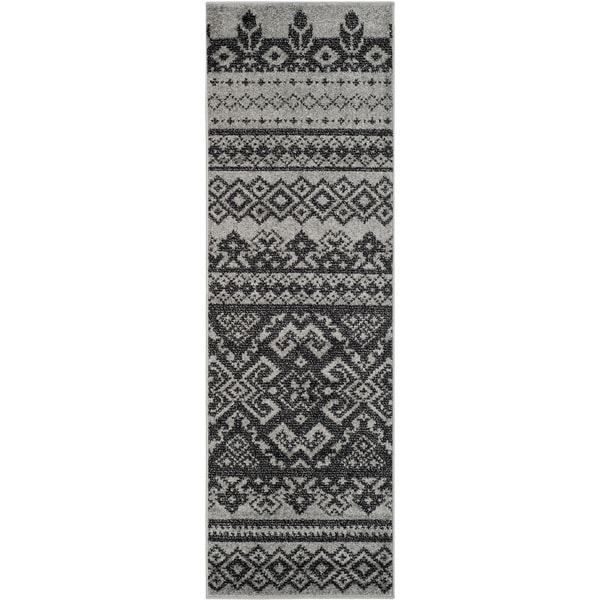 Safavieh Adirondack Silver/ Black Rug (26 x 6)   16335821