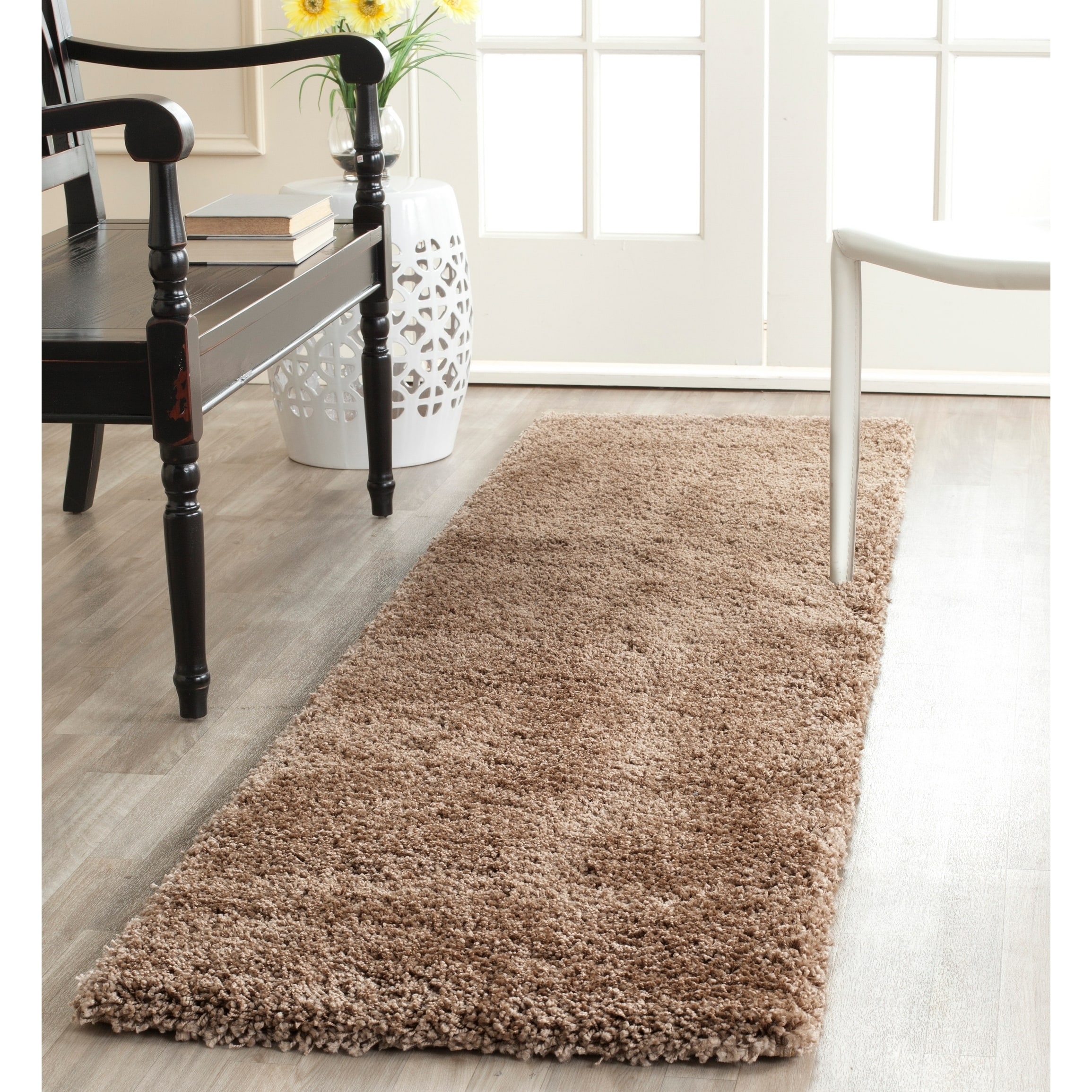 Safavieh Milan Shag Dark Beige Rug (2 X 10)