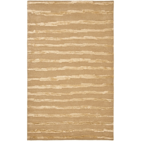 Safavieh Hand-Tufted Soho Beige/ Gold Wool Rug - 8' x 10'