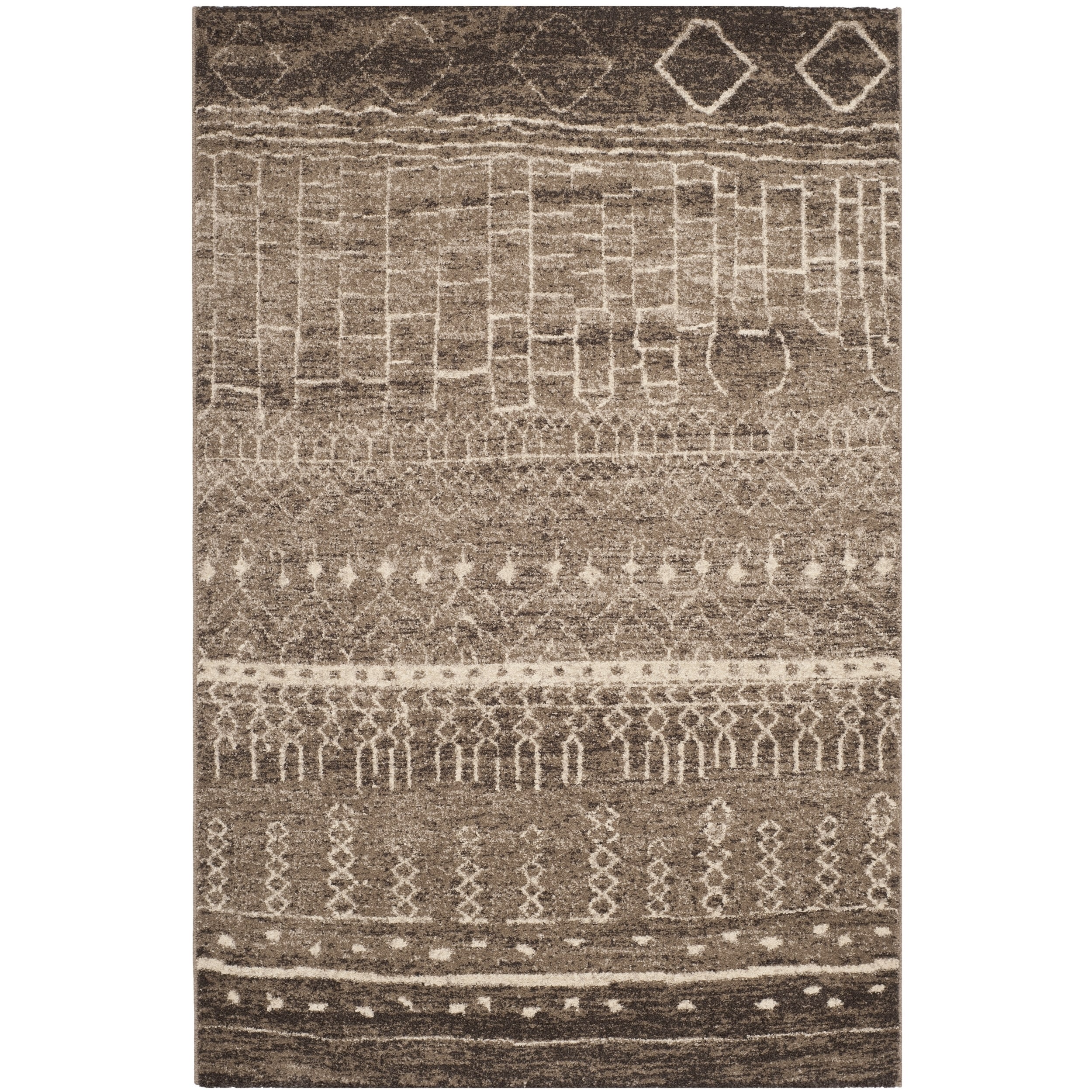 Safavieh Tunisia Brown Rug (3 X 5)