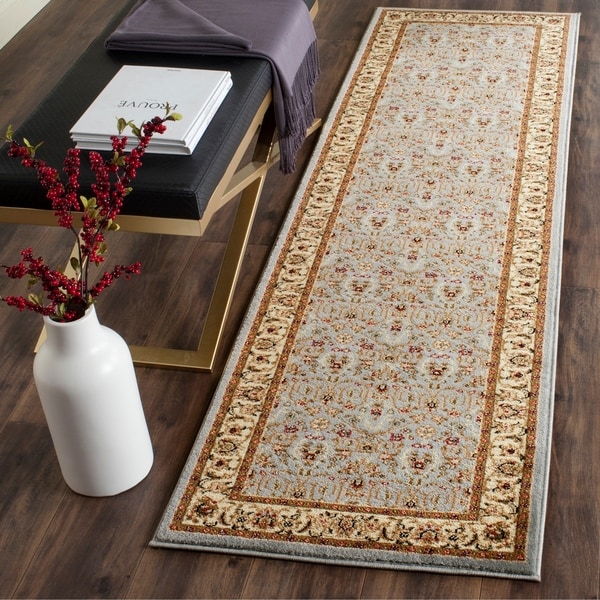Safavieh Lyndhurst Traditional Oriental Light Blue/ Ivory Rug - 2'3 x 21'