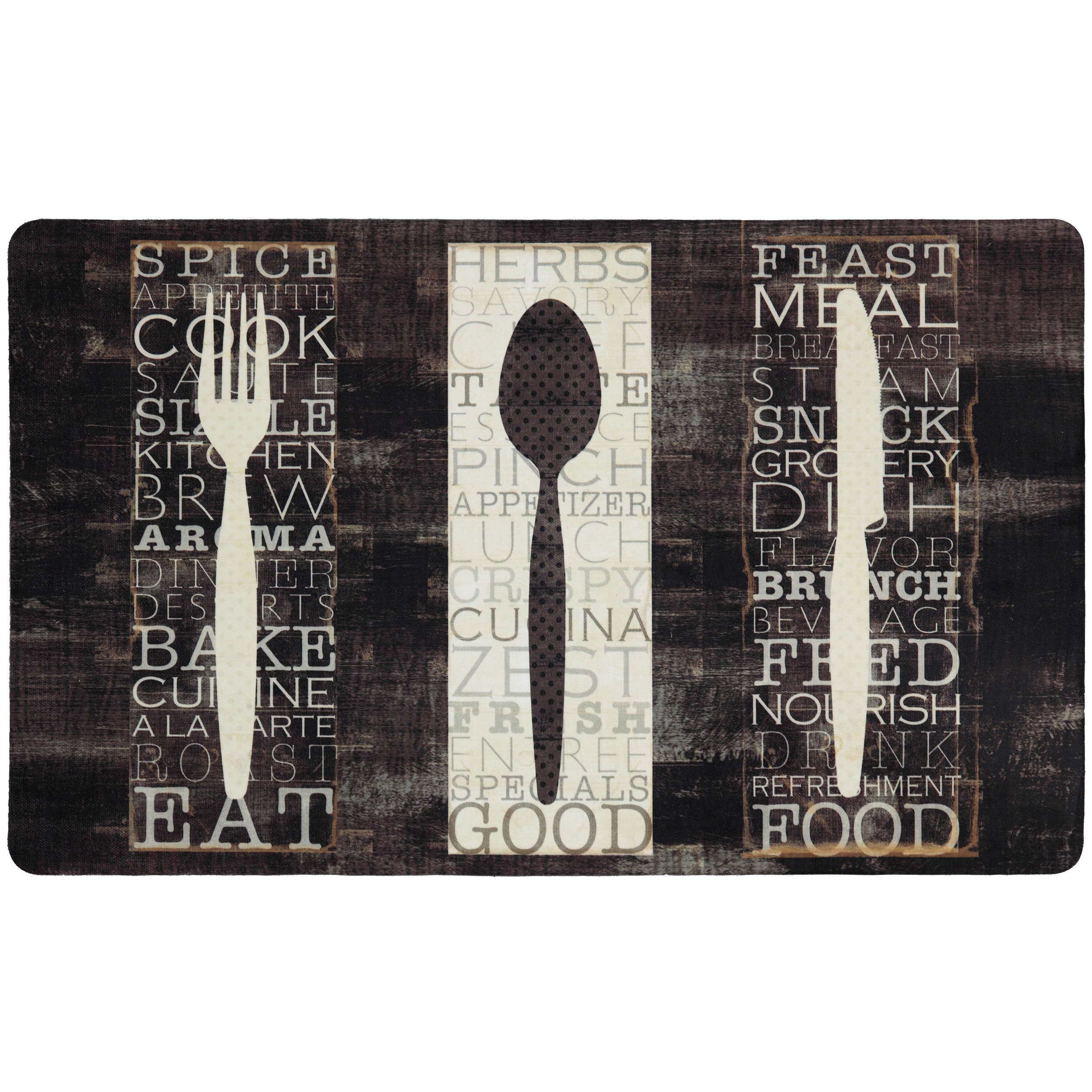 Indoor Comfort Kitchen Words Mat (16 X 26)