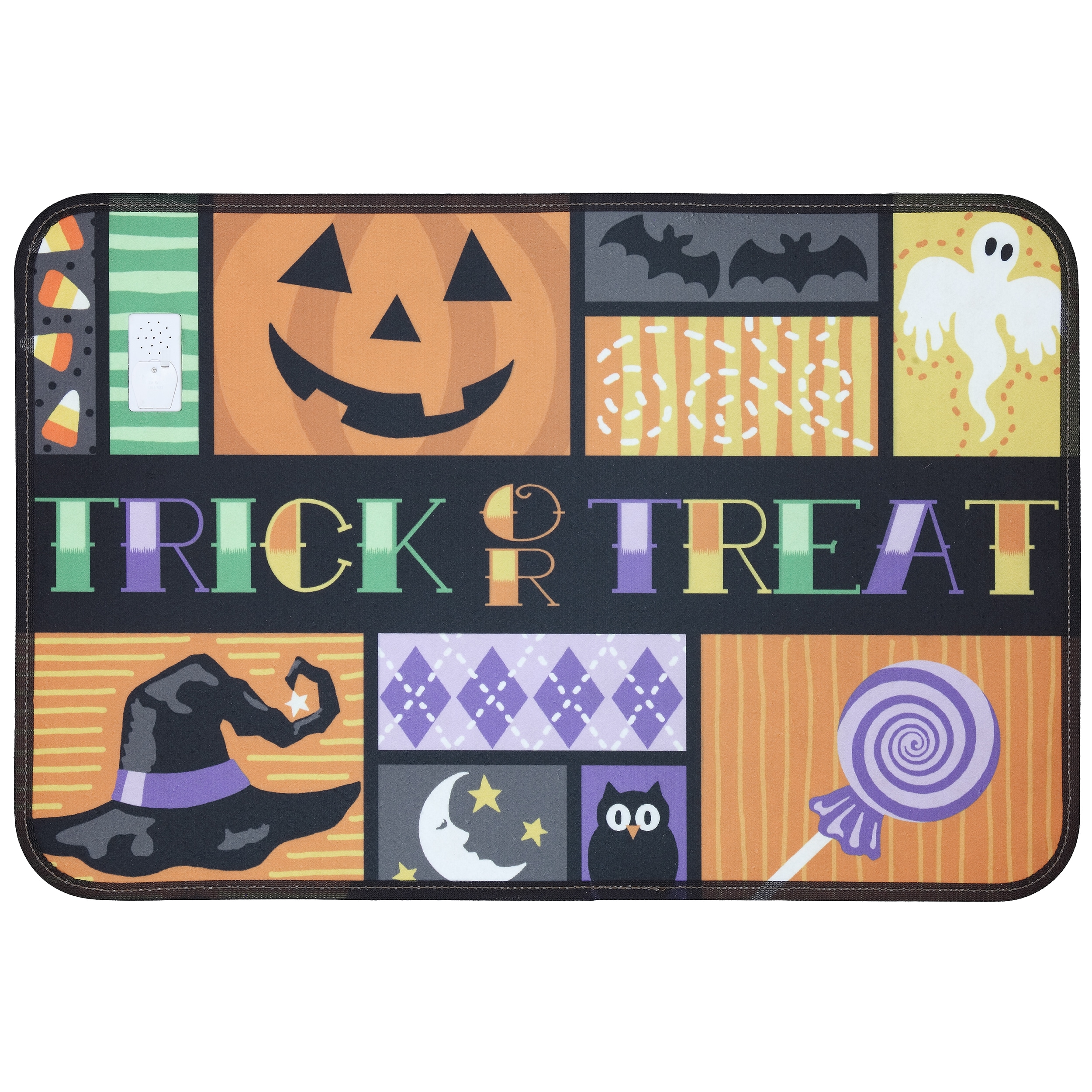 Music Sounds Trick Or Treat Medley Mat (15 X 22)