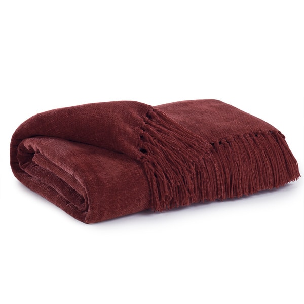 Signature Designs By Ashley Revere Burgundy Throw Set Of 3 Overstock 9158407