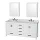 White, White Carrara Marble Top, Medicine Cabinets
