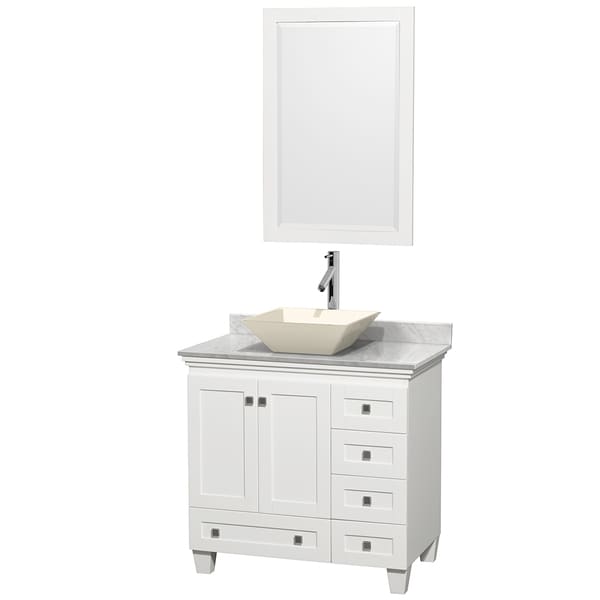 Wyndham Collection Acclaim White 36-inch Single Vanity