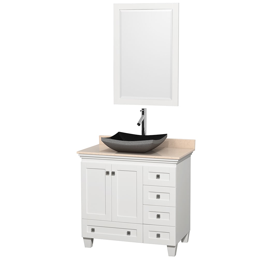 Wyndham Collection Acclaim 36 inch Single White Vanity