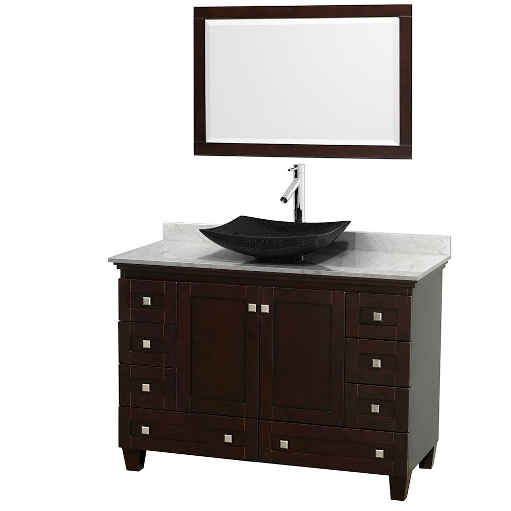 Wyndham Collection Acclaim 48 inch Single Espresso Vanity