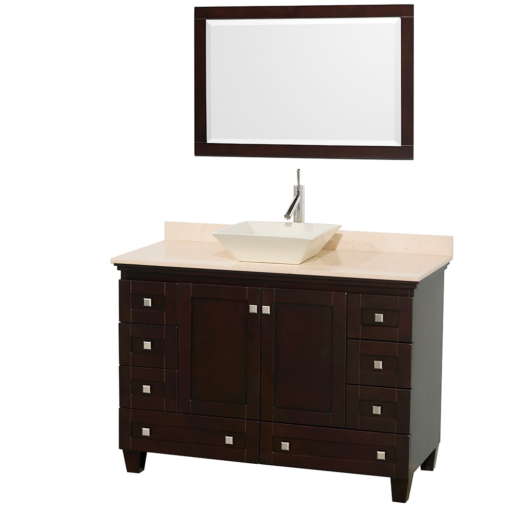 Wyndham Collection Acclaim 48 inch Single Espresso Vanity