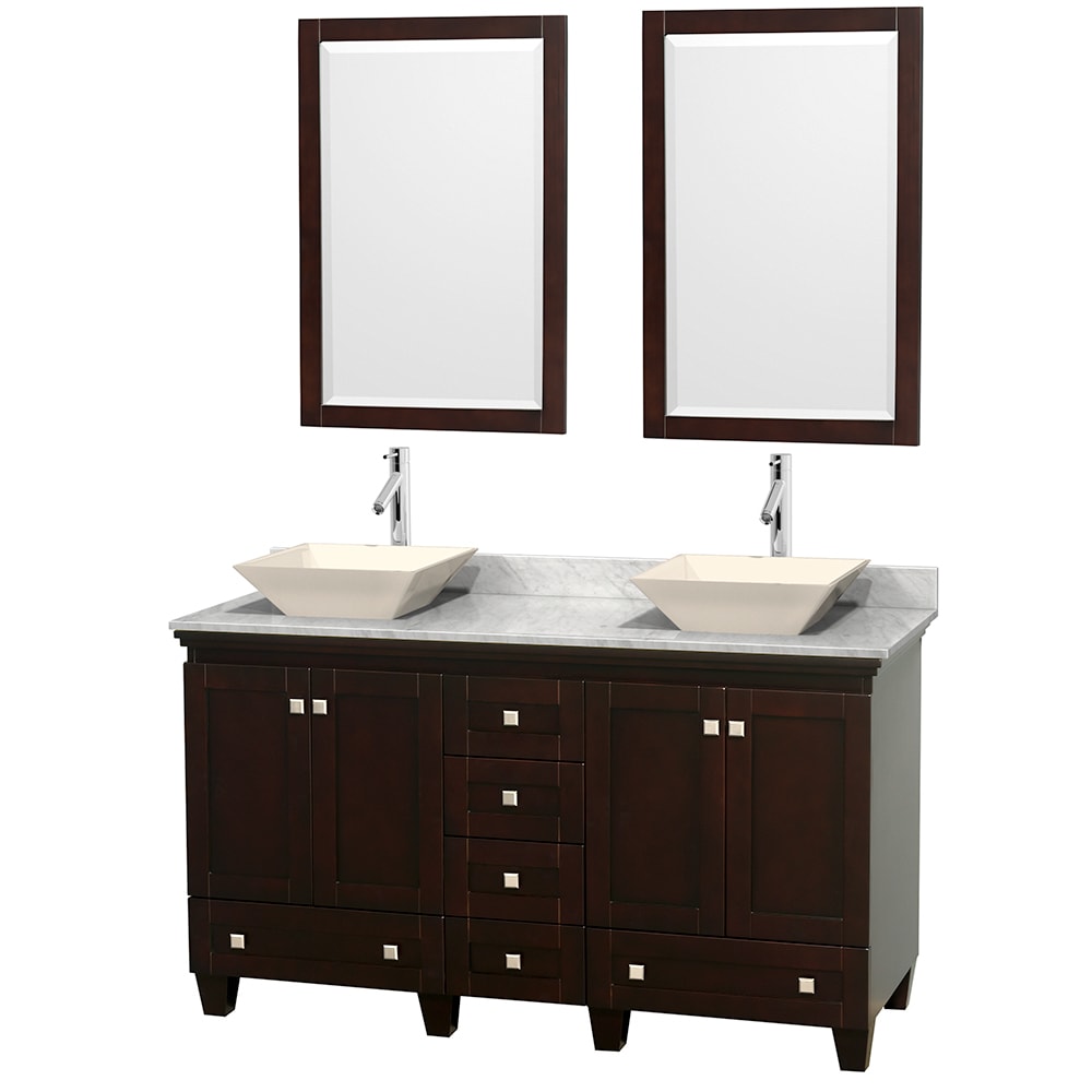 Wyndham Collection Acclaim 60 inch Double Espresso Vanity