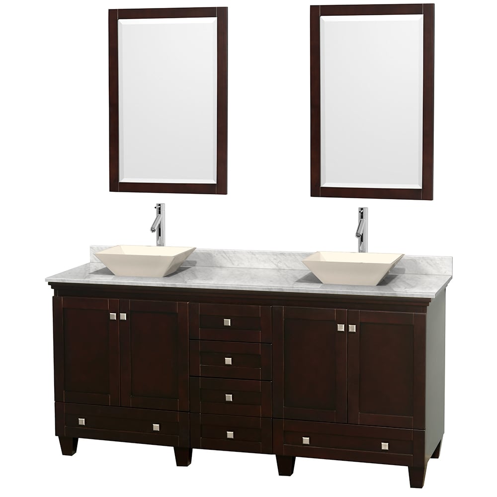 Wyndham Collection Acclaim 72 inch Double Espresso Vanity