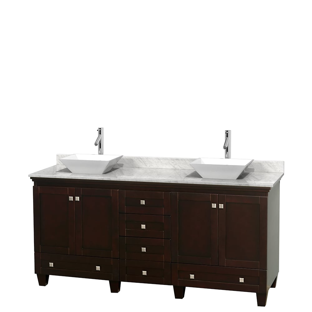 Wyndham Collection Wyndham Collection Acclaim 72 inch Double Espresso Vanity Brown Size Double Vanities