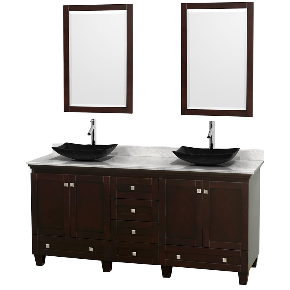 Wyndham Collection Acclaim 72 inch Double Espresso Vanity