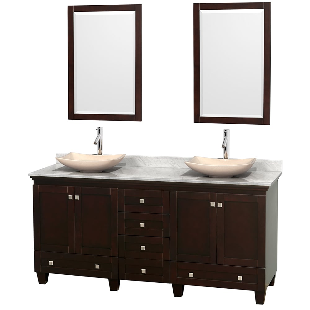 Wyndham Collection Wyndham Collection Acclaim 72 inch Double Espresso Vanity Brown Size Double Vanities