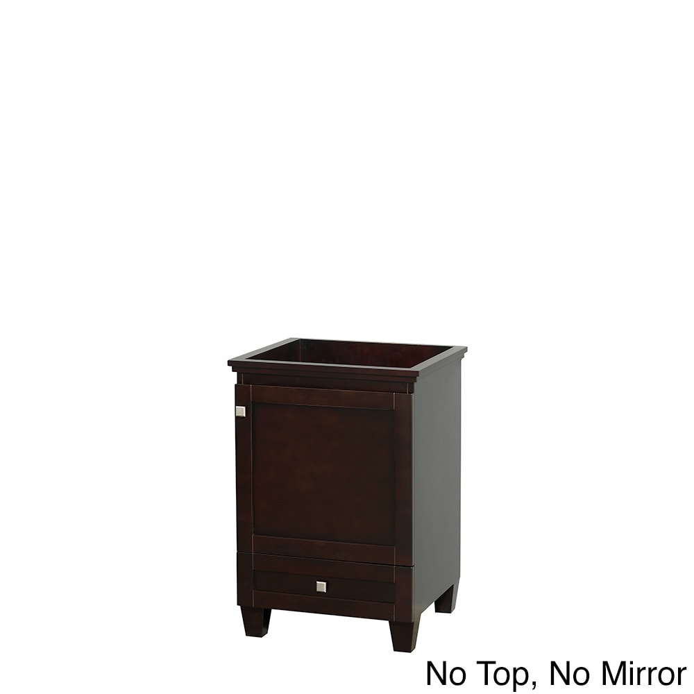 Wyndham Collection Wyndham Collection Acclaim White 24 inch Single Vanity Brown Size Single Vanities