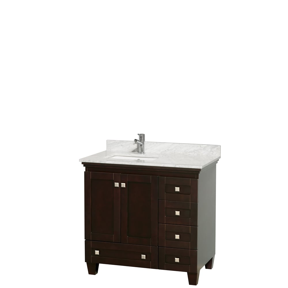 Wyndham Collection Wyndham Collection Acclaim Espresso 36 inch Single Vanity Brown Size Single Vanities