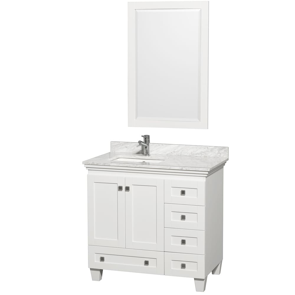 Wyndham Collection Acclaim 36 inch Single White Vanity